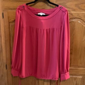 Loft Coral Blouse